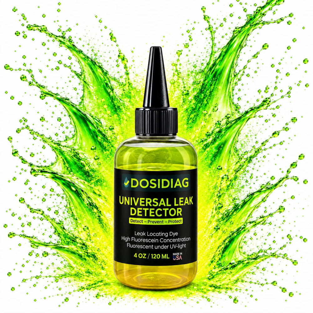 DOSIDIAG Pool Leak Detection Dye 4 oz bottle front view