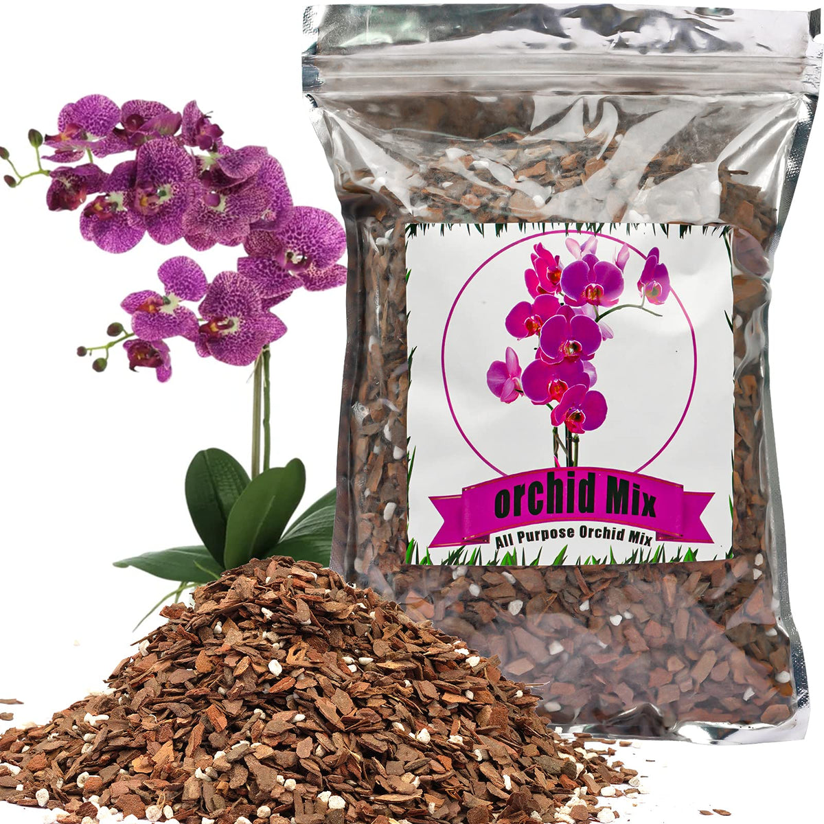 Doter Orchid Potting Mix 1 Quart package front view