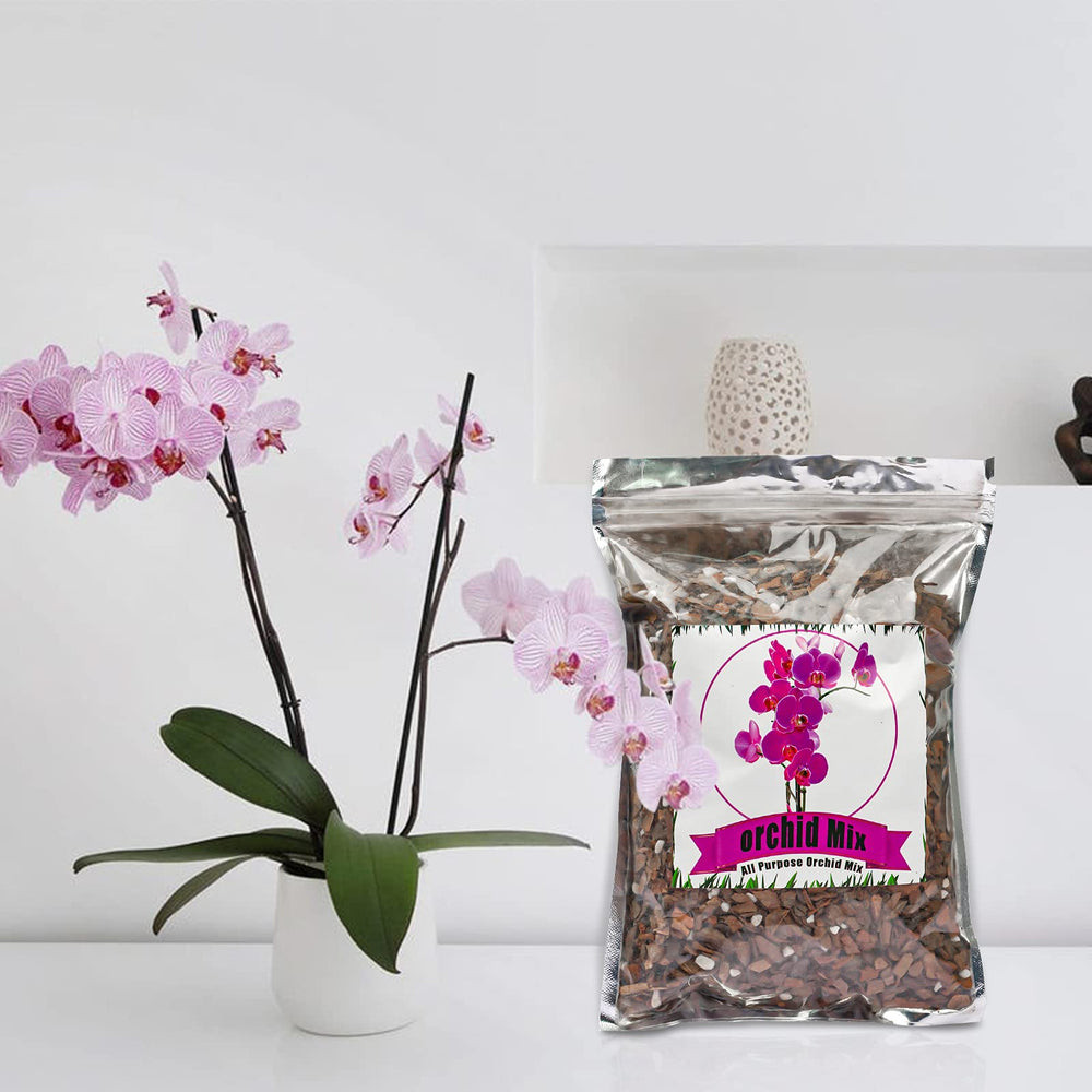 Doter Orchid Potting Mix in a bowl for gardening