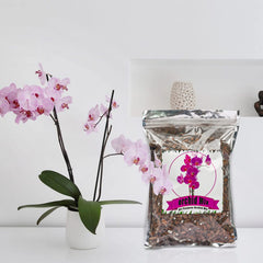 Doter Orchid Potting Mix in a bowl for gardening