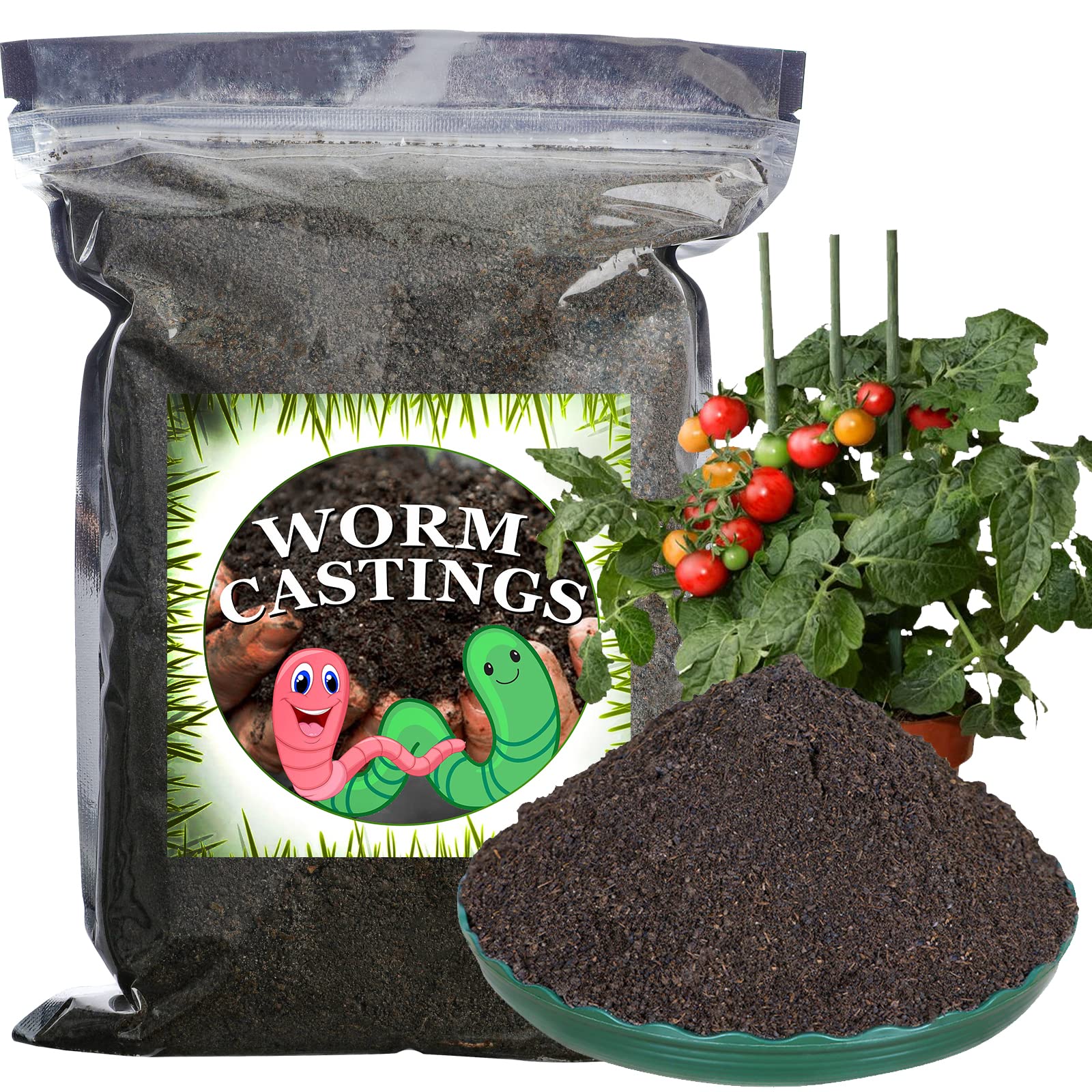 Doter Worm Castings Organic Fertilizer 1.1LB front view