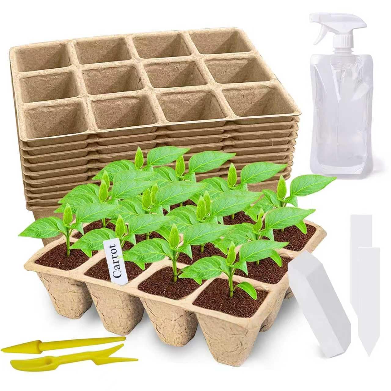 Doubleggs 120 Cells Seed Starter Tray front view