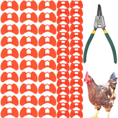 DoubleWood Pinless Peepers for Chickens large and middle sizes set