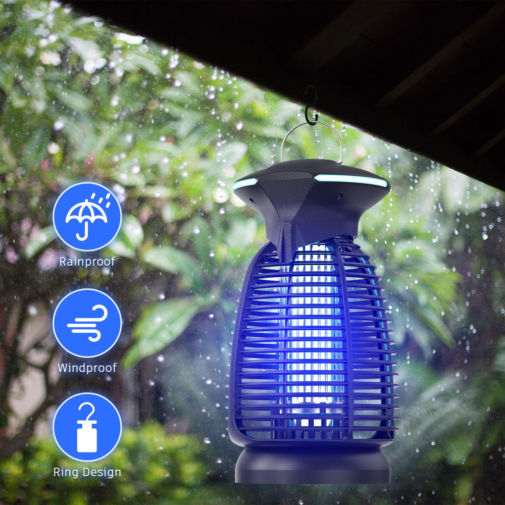 Dovima 4200V Bug Zapper on a camping site