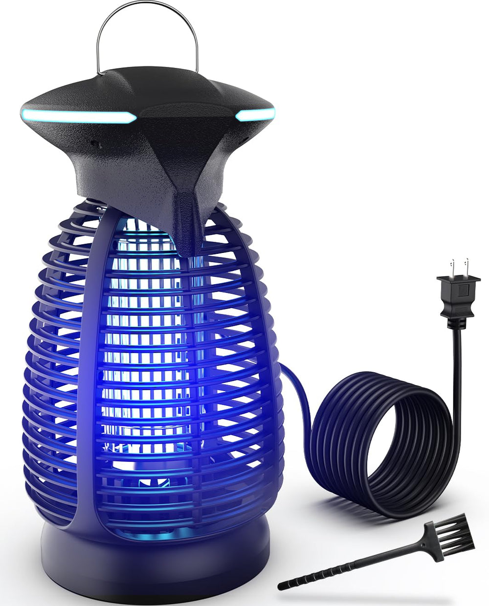 Dovima 4200V LED Bug Zapper front view in blue