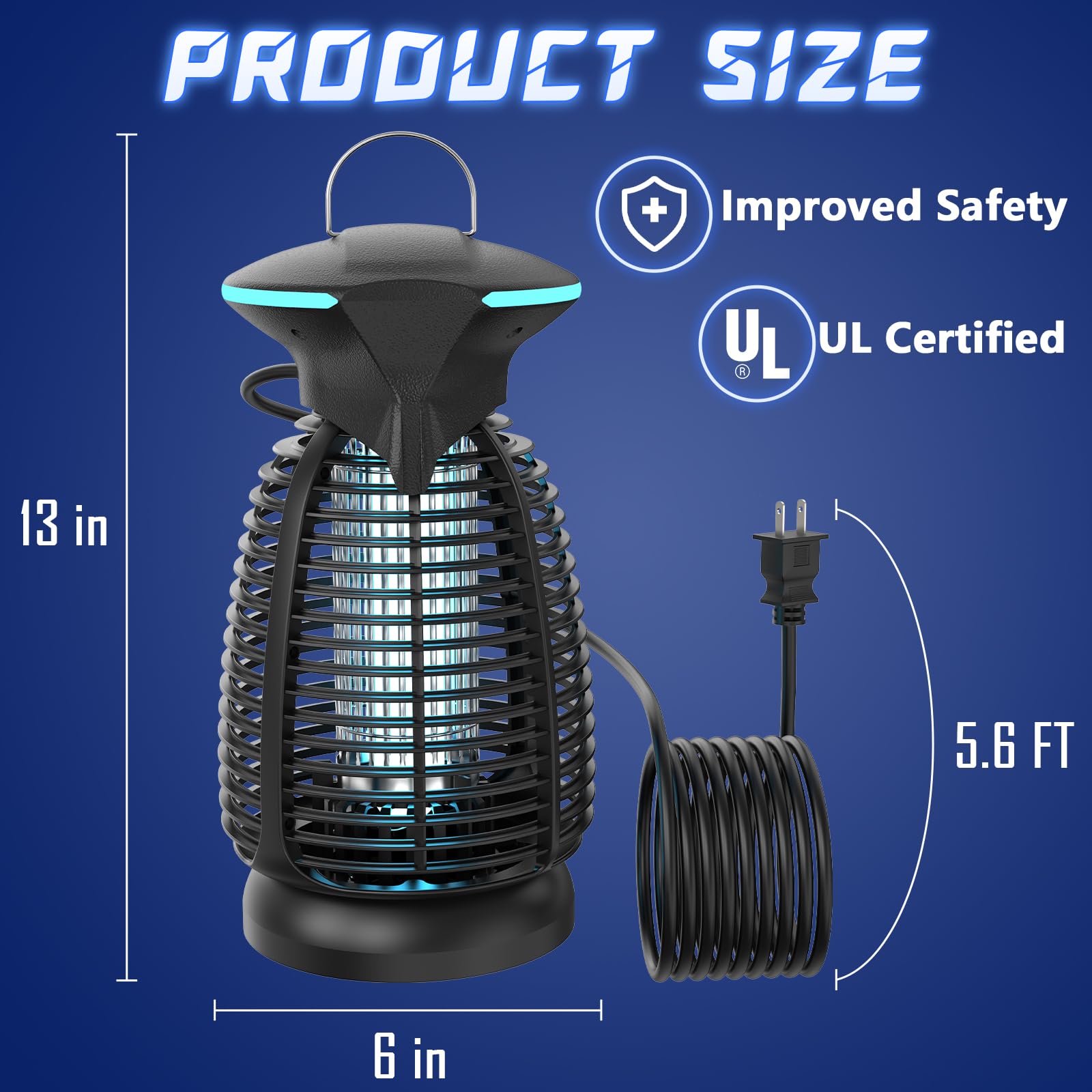 Dovima Bug Zapper with detachable debris tray