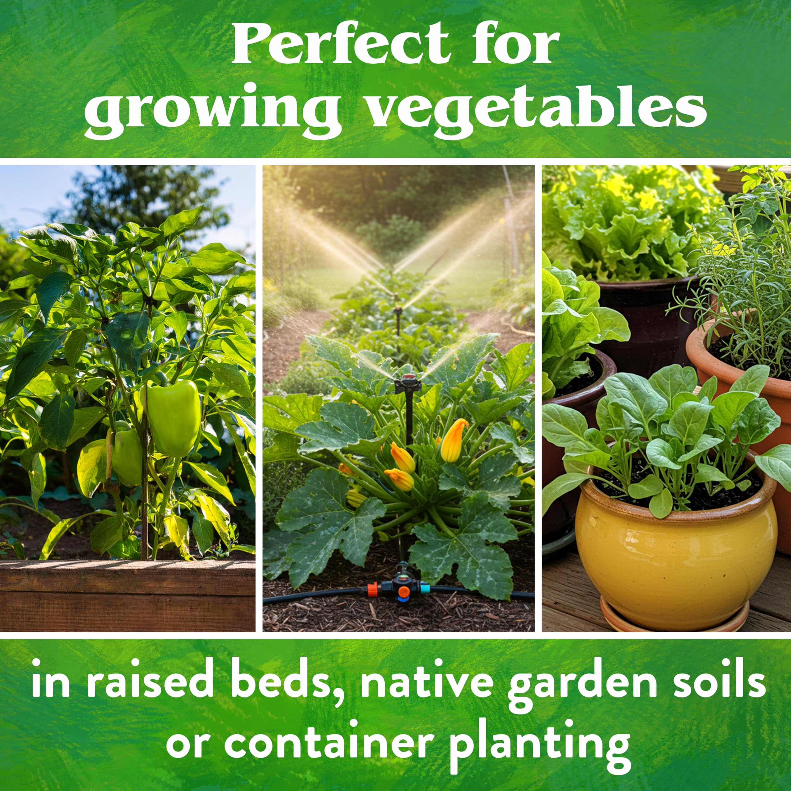 Down To Earth fertilizer in a hands-on gardening setting