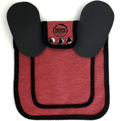 DOWN UNDER OUTDOORS Burgundy Chicken Saddle front view