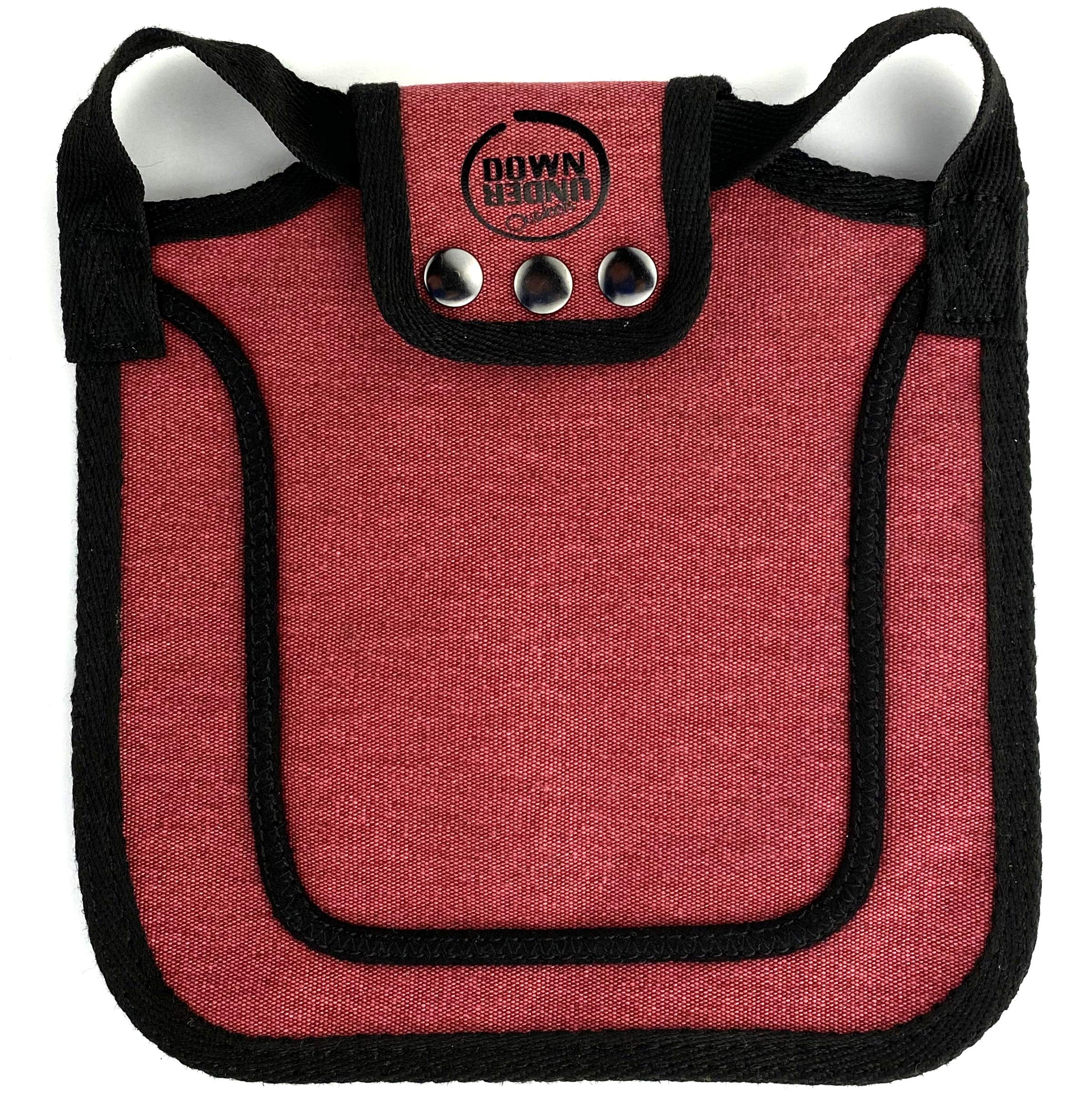 DOWN UNDER OUTDOORS Chicken Saddle side view showing adjustable straps