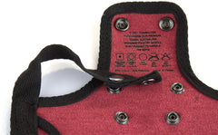 DOWN UNDER OUTDOORS Chicken Saddle with shoulder cover in position