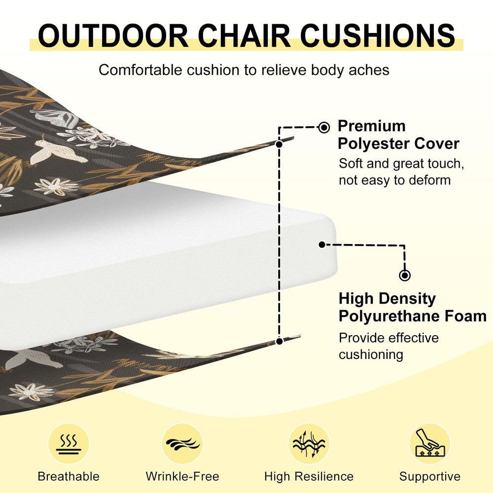 downluxe chair cushions showing high-density foam detail
