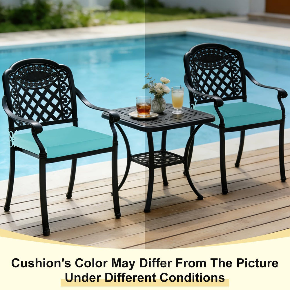 downluxe cushion set with dimensions displayed