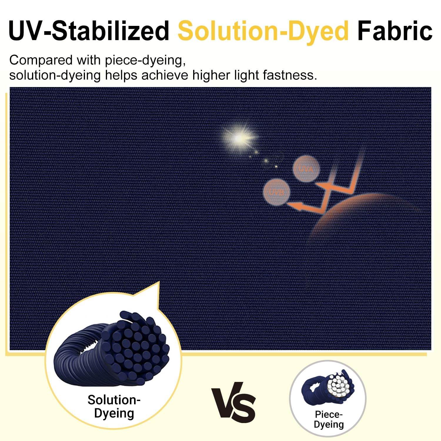 downluxe navy cushion with handle for easy carrying
