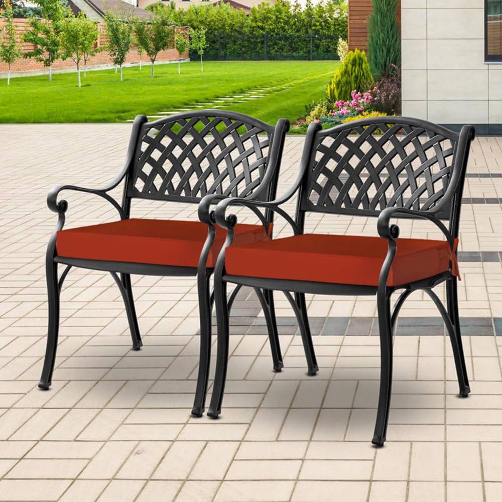 downluxe outdoor chair cushion in patio setting