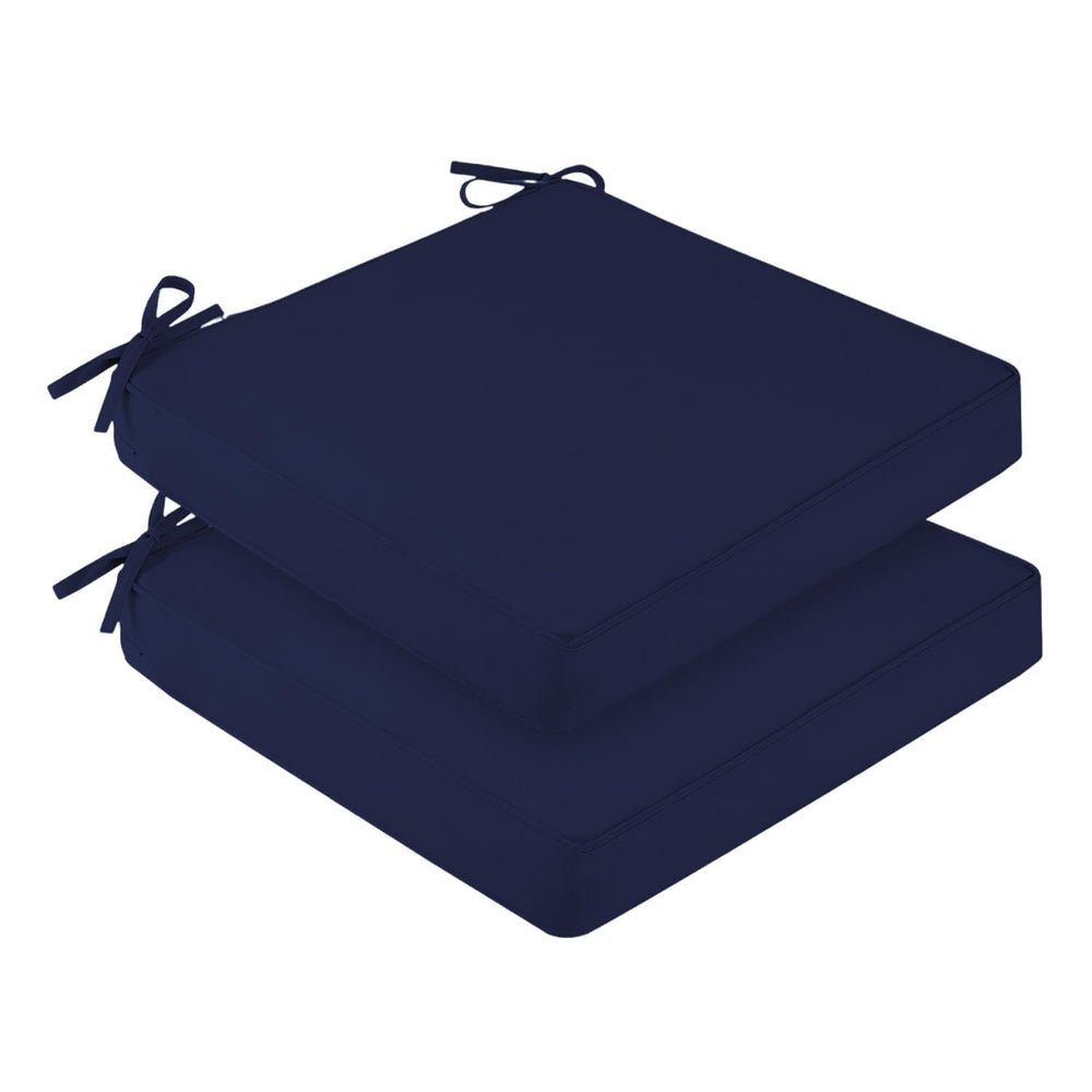 downluxe outdoor chair cushion navy front view