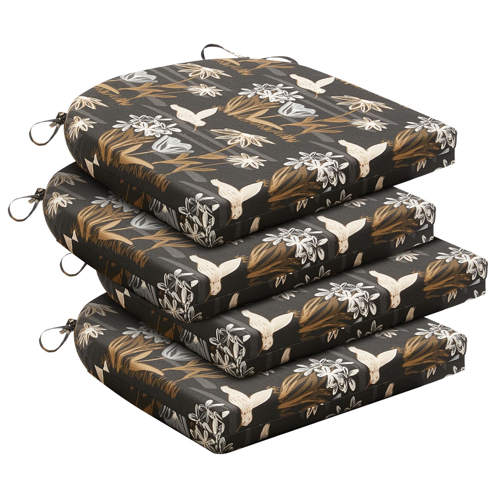 downluxe Outdoor Chair Cushion set of 4 in Nightbird colour