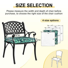 downluxe Outdoor Chair Cushion showing waterproof layer