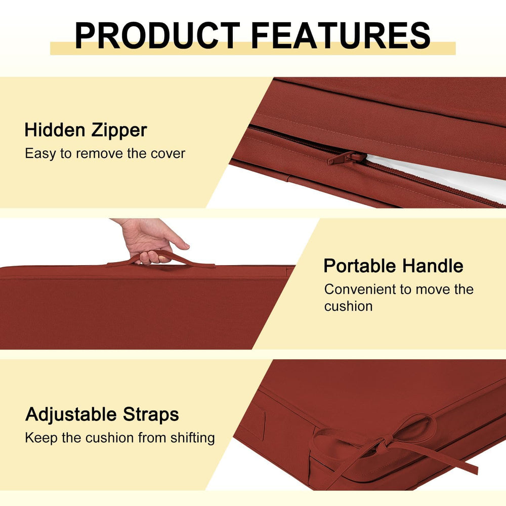 downluxe outdoor chair cushions with handle