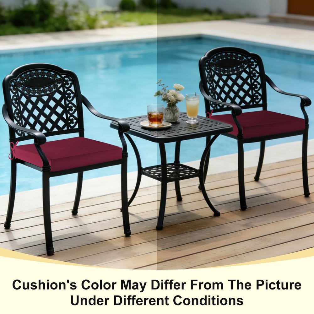 downluxe outdoor cushion in burgundy colour