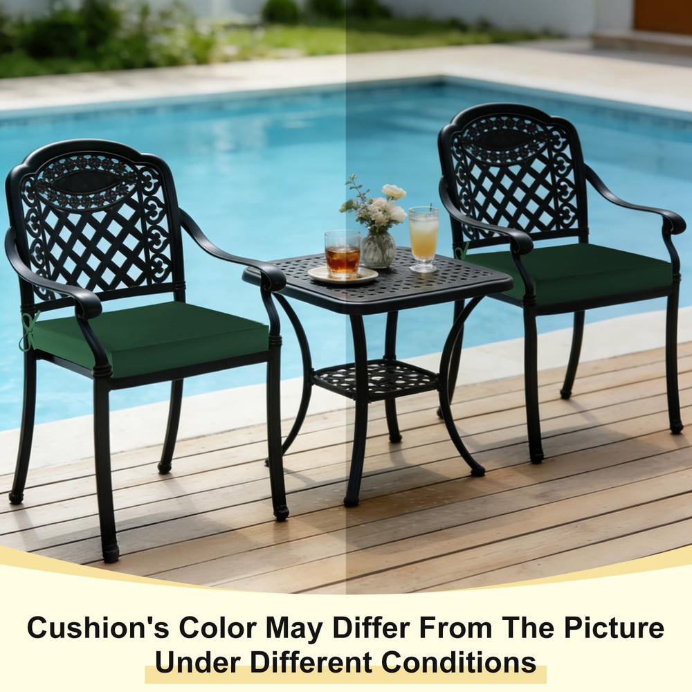 downluxe outdoor cushions displayed outdoors