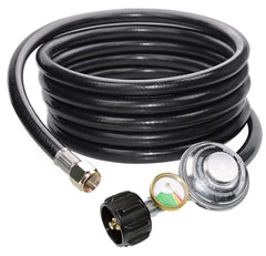 DOZYANT 12 Feet Propane Regulator Hose with tank gauge