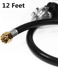 DOZYANT 12 Feet Regulator Hose black colour