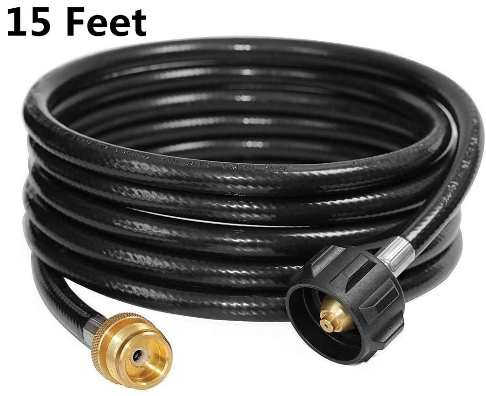 DOZYANT 15 Ft Propane Adapter Hose with brass fittings