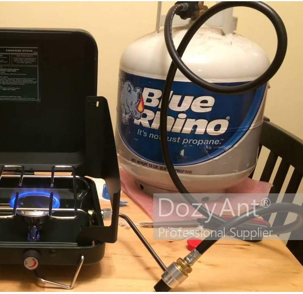 DOZYANT 4 Feet Propane Adapter Hose side view