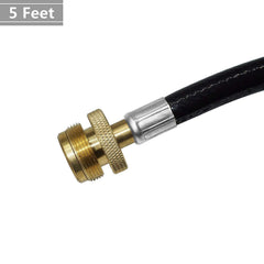 DOZYANT 5 Ft Propane Adapter Hose with brass fitting