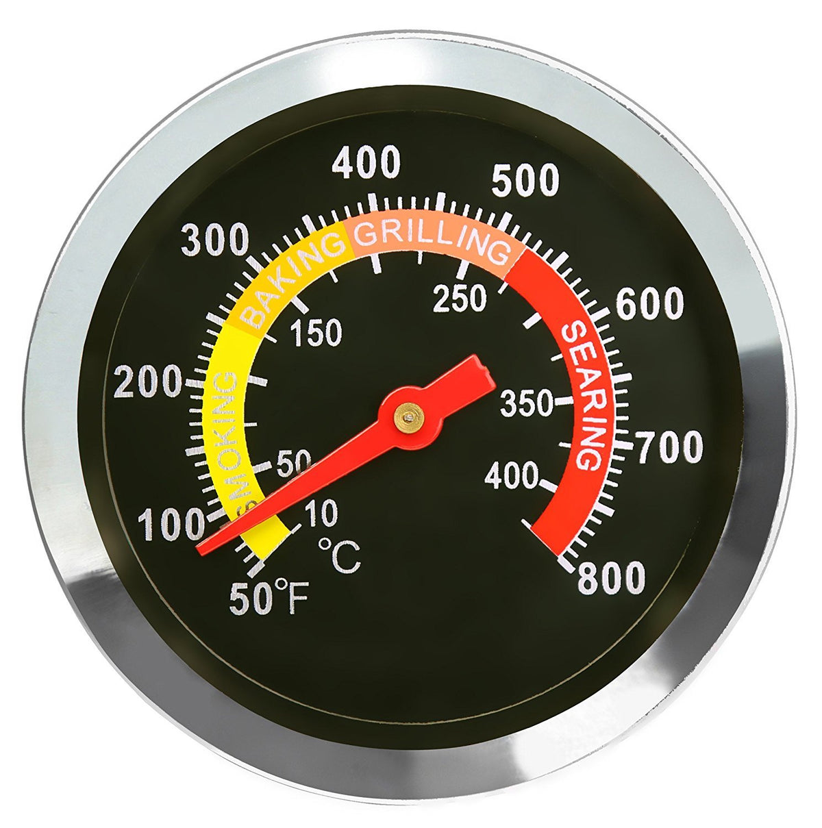 DOZYANT Grill Temperature Gauge front view with large face