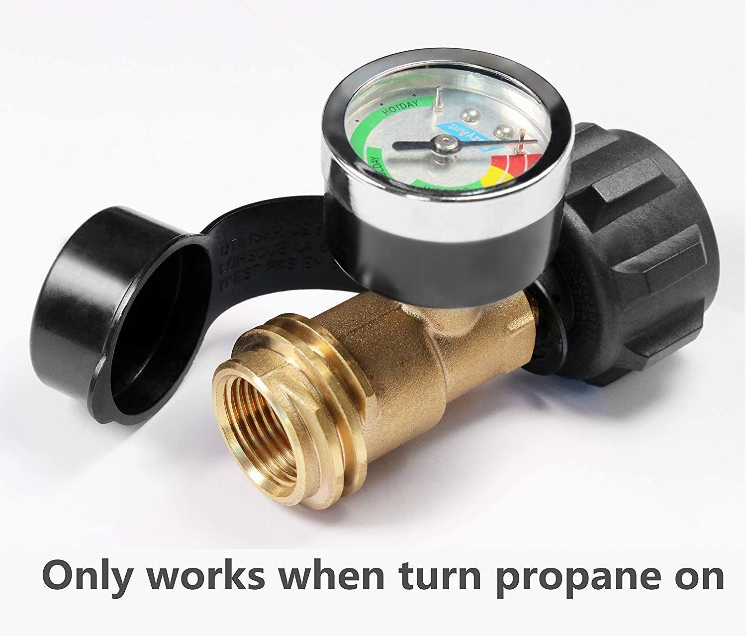 DOZYANT propane gauge installation on tank