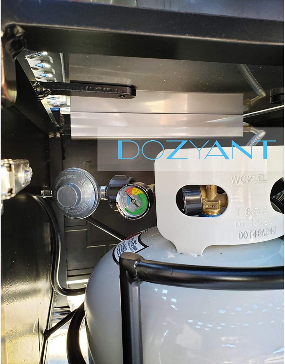 DOZYANT propane gauge with dust cover