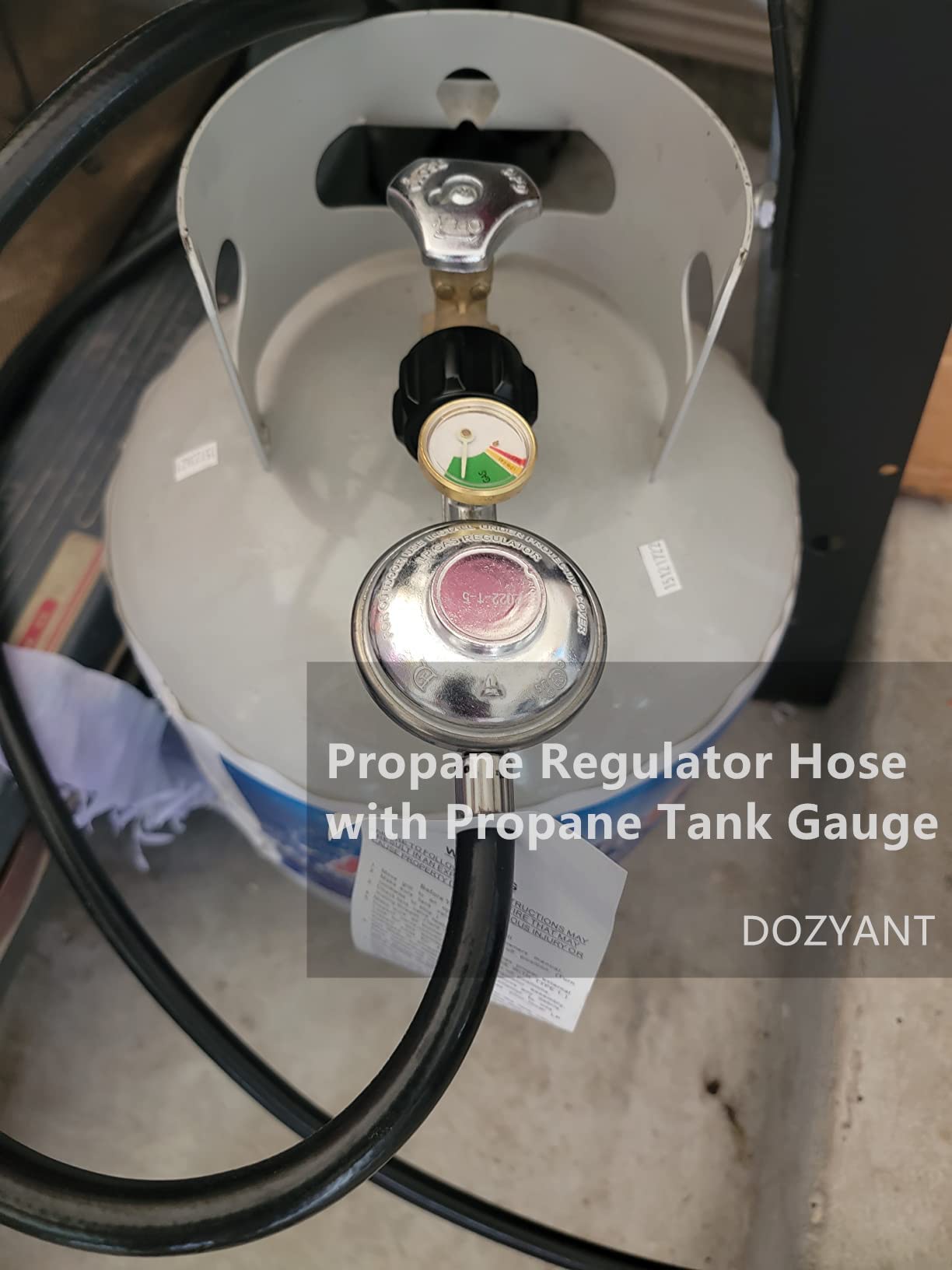 DOZYANT propane regulator hose packaging