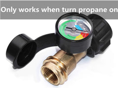DOZYANT Propane Tank Gauge installation on a propane tank