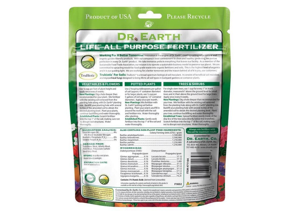 Dr. Earth 91164 Fertilizer powder texture close-up