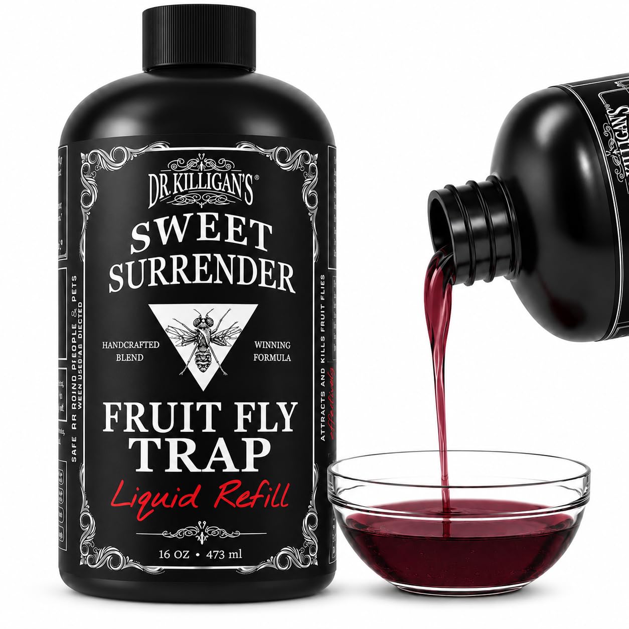 Dr. Killigan's Fruit Fly Trap Formula 16oz bottle front view