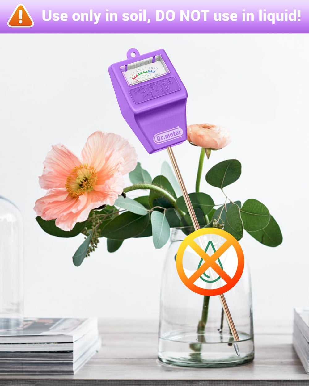 Dr.meter Soil Moisture Meter packaging