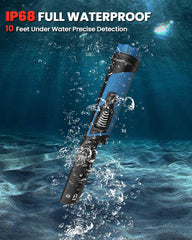 DR.ÖTEK Pinpointer in outdoor setting with treasure