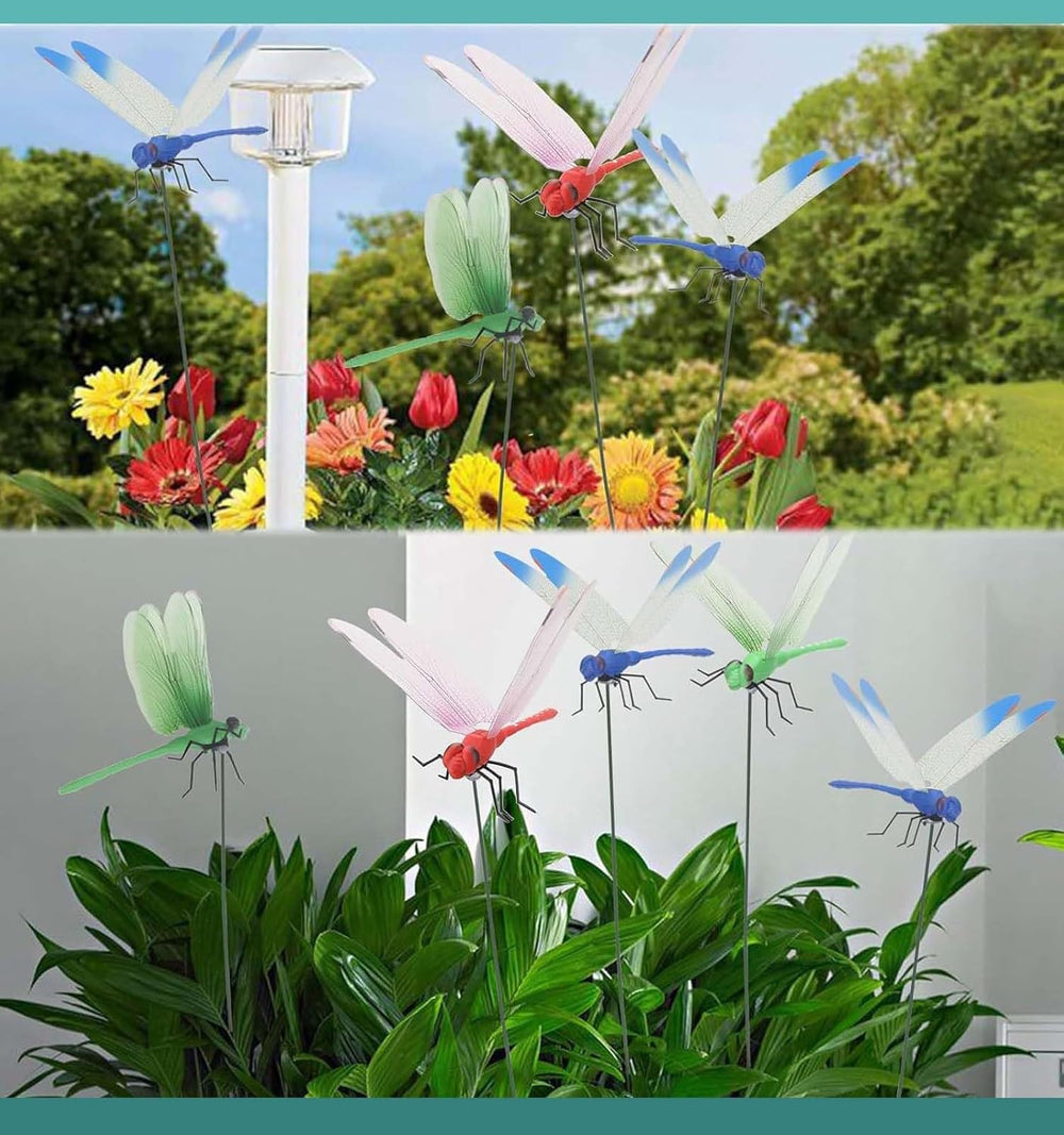 Dragonfly clips attached to a backpack for decorative use