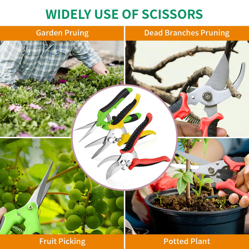 Drametic+ 3 pack garden scissors in packaging