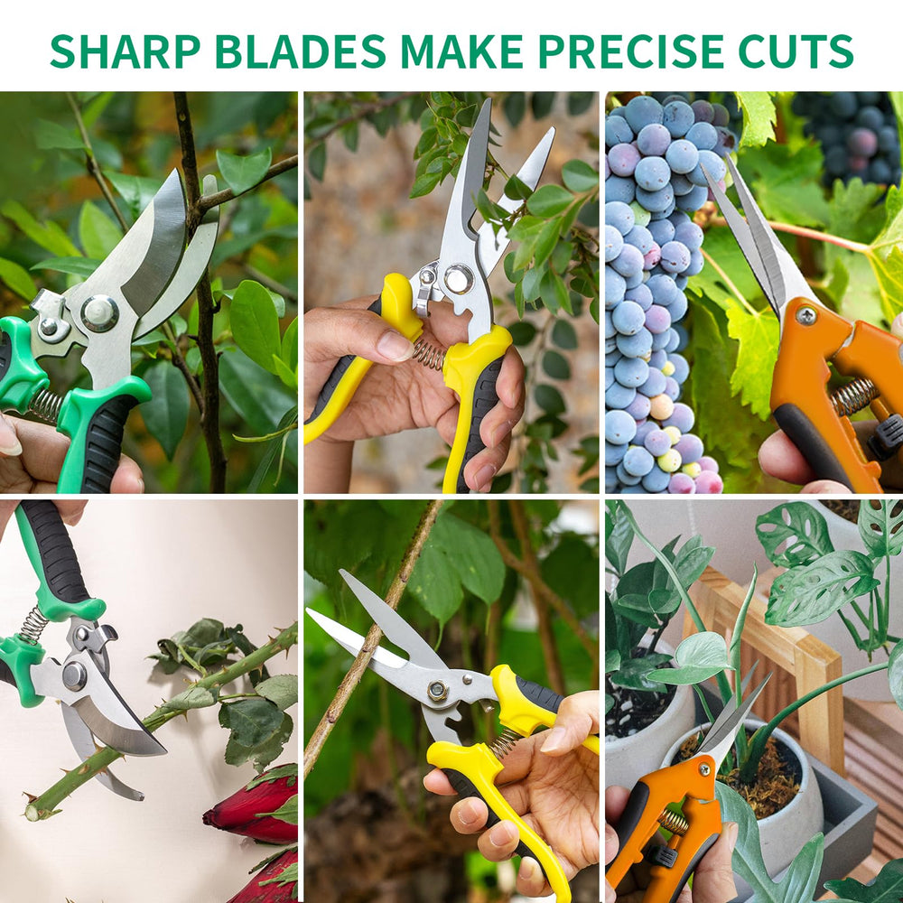 Drametic+ Garden Pruning Shears pack with three different scissors