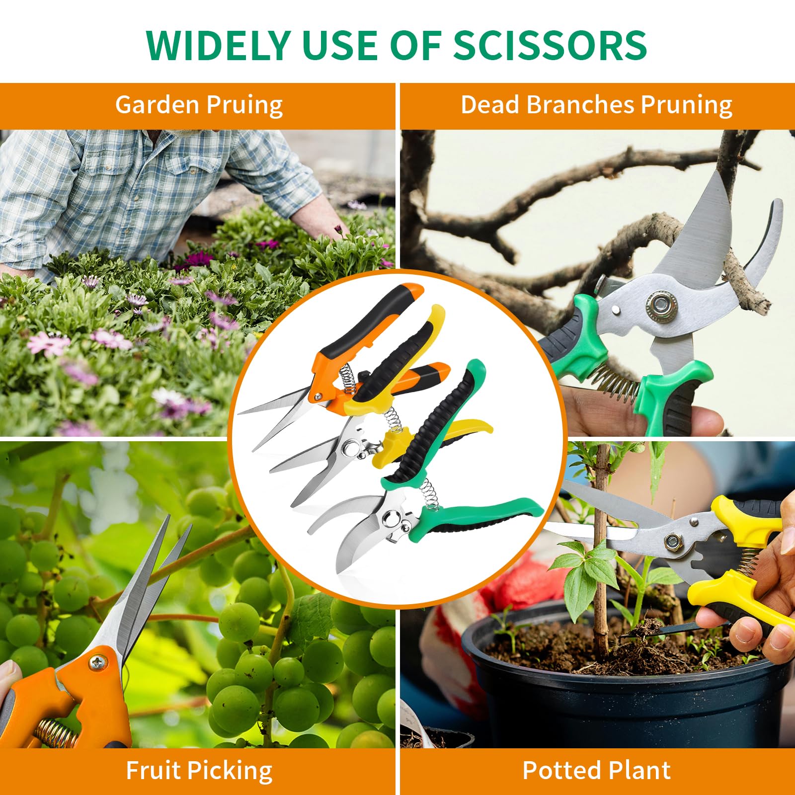 Drametic+ Garden Pruning Shears showcasing ergonomic design