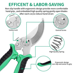 Drametic+ Garden Pruning Shears with safety lock feature