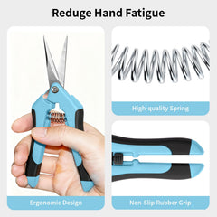 Drametic+ pruning shears in use on garden plants