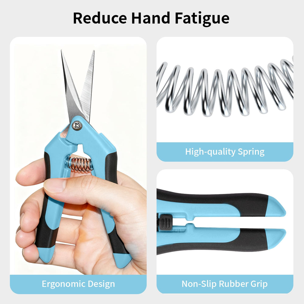 Drametic+ pruning shears with ergonomic rubber grip