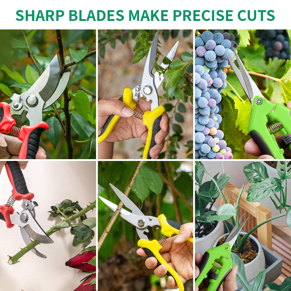 Drametic+ pruning shears with safety lock mechanism