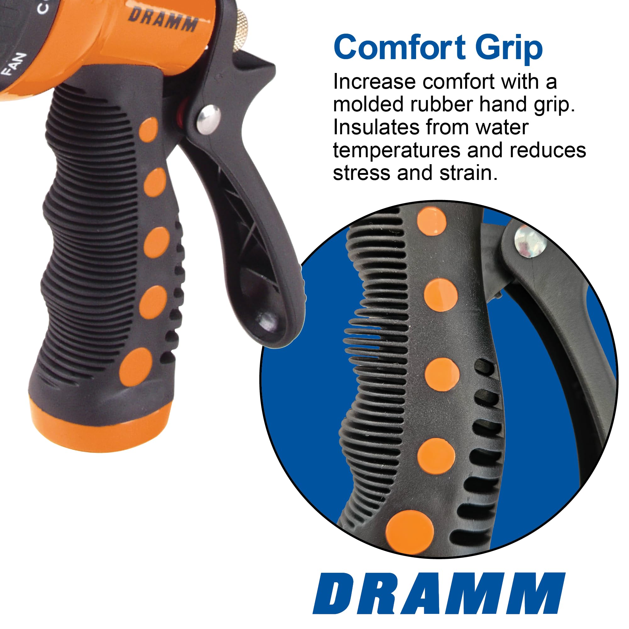 Dramm Revolver Heavy Duty Metal Garden Hose Nozzle with packaging