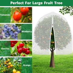 Drawstring feature of OZMI Blueberry Bush Netting Cover
