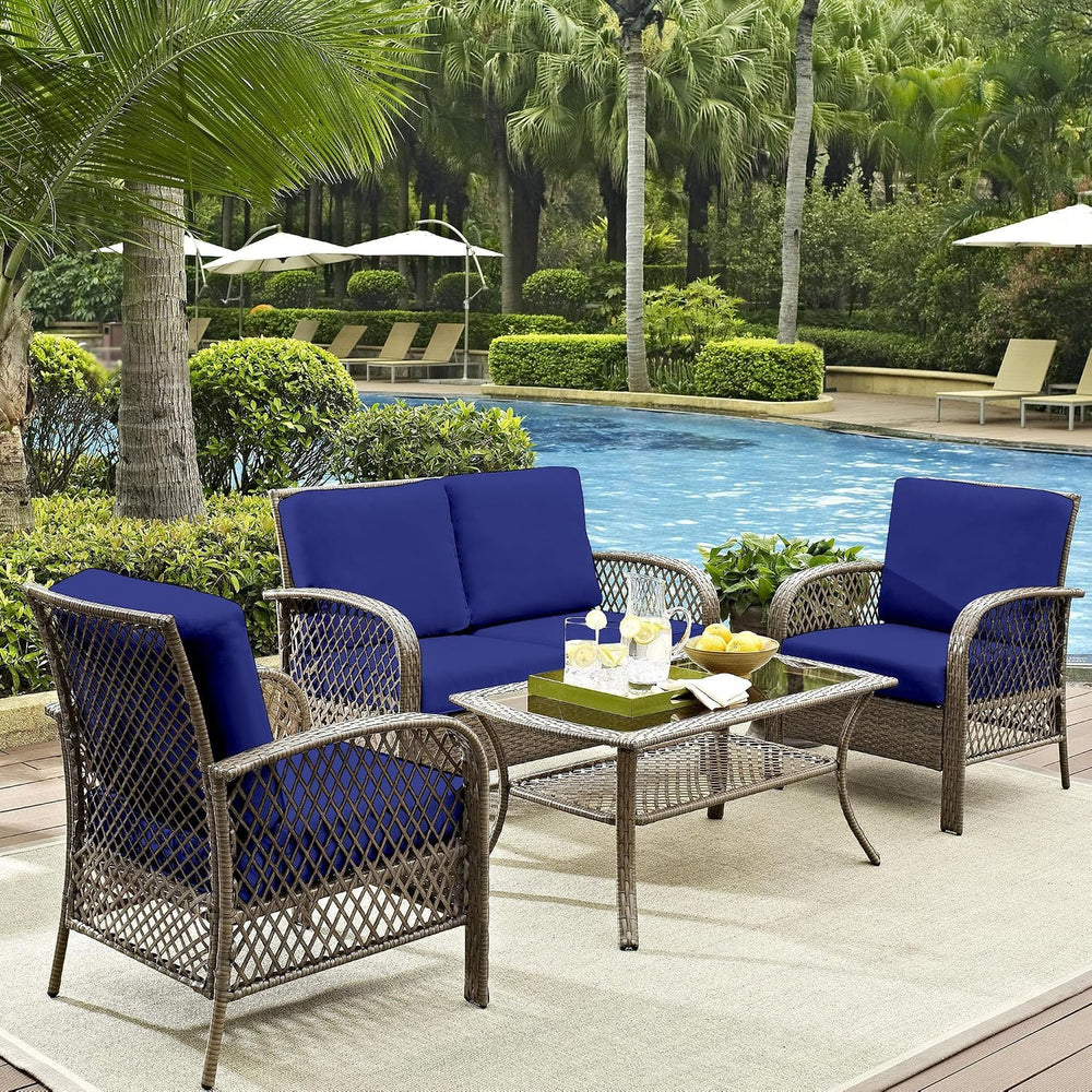 DREAHOTEXTIL cushion cover on patio sofa
