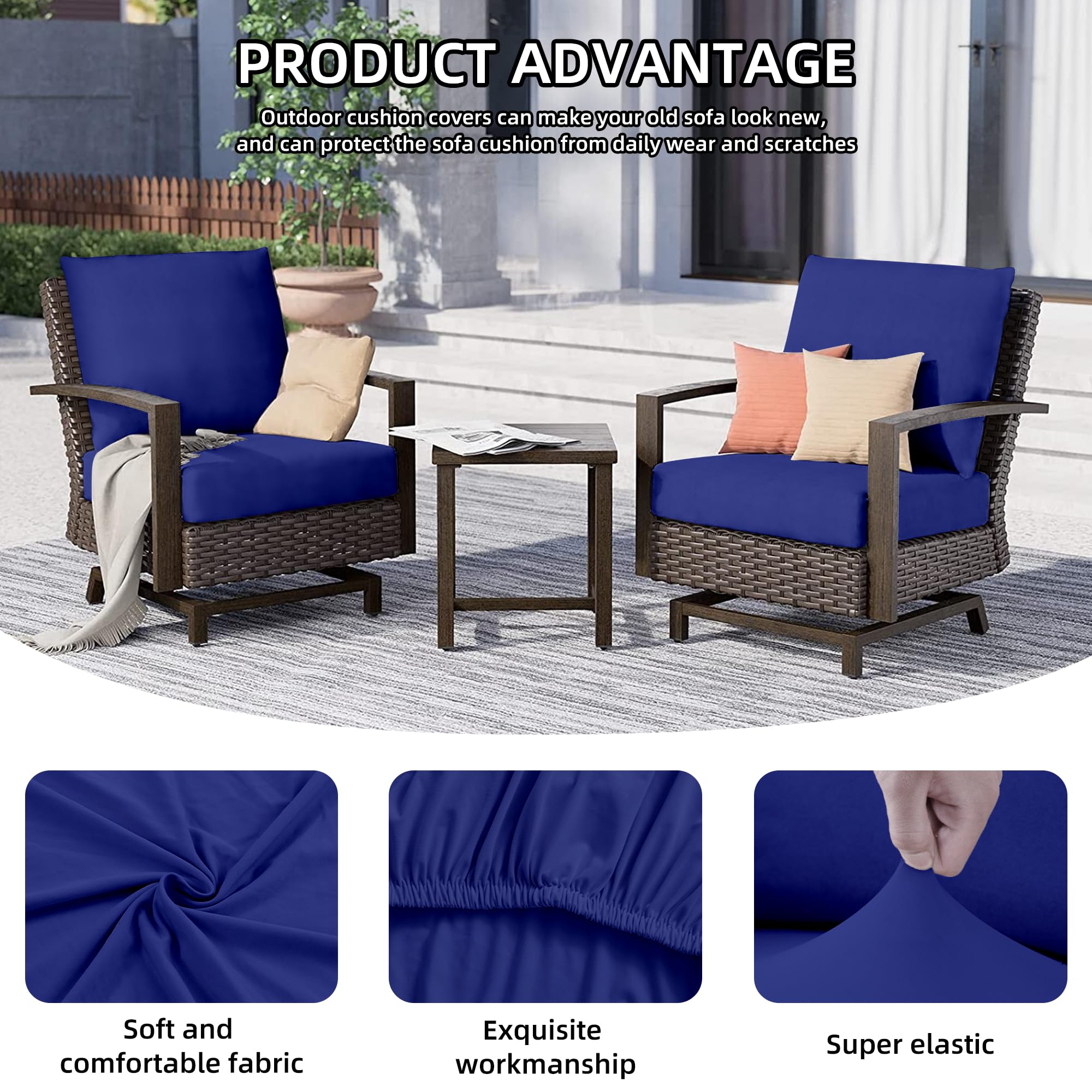 DREAHOTEXTIL cushion covers pack of 8 displayed